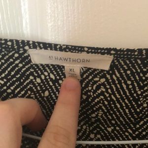 41 Hawthorn Tops - Black & White Blouse 41 Hawthorn Tops - Black & White Blouse